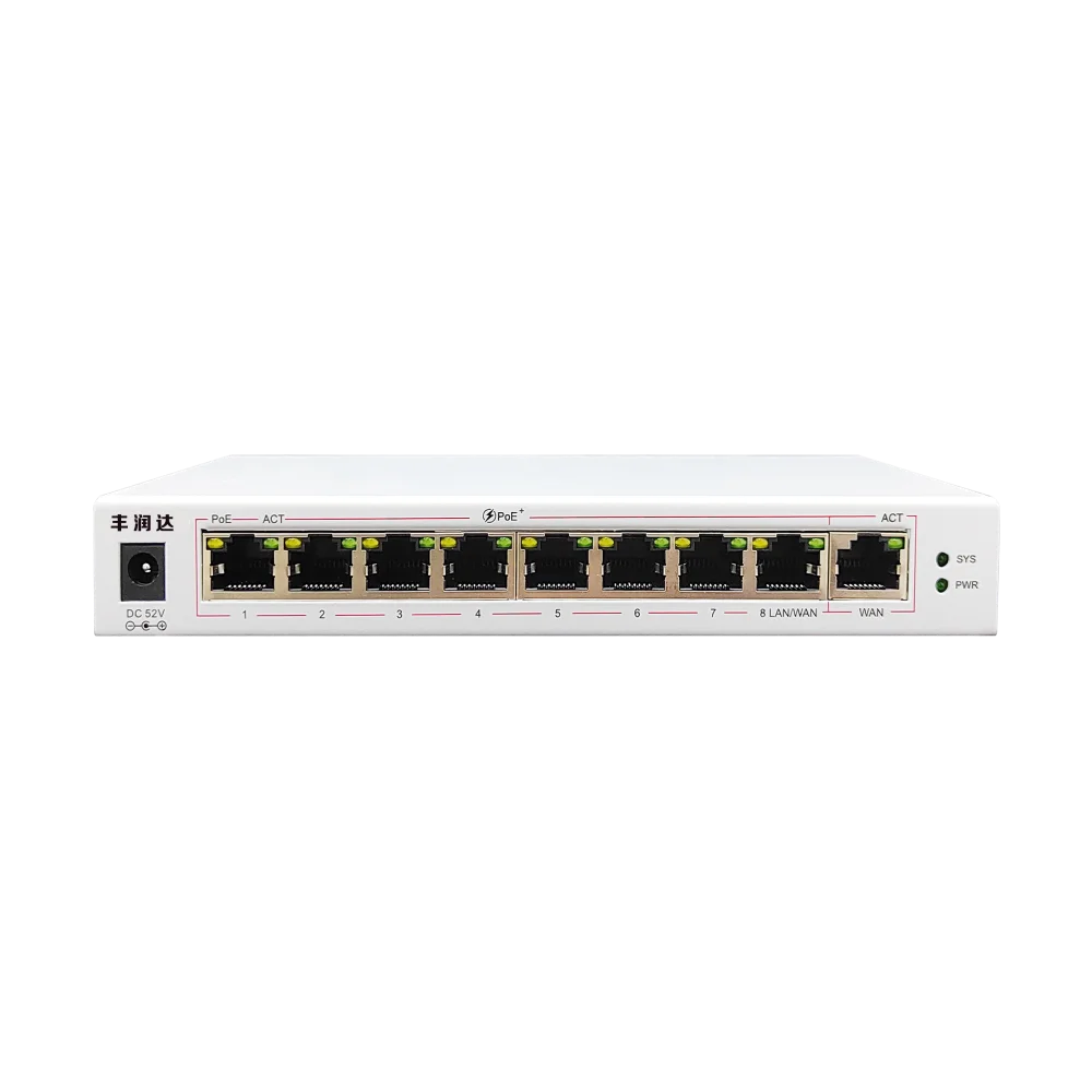 FAC109-PoE-MR 8 口 PoE 无线融合网关产品图 1