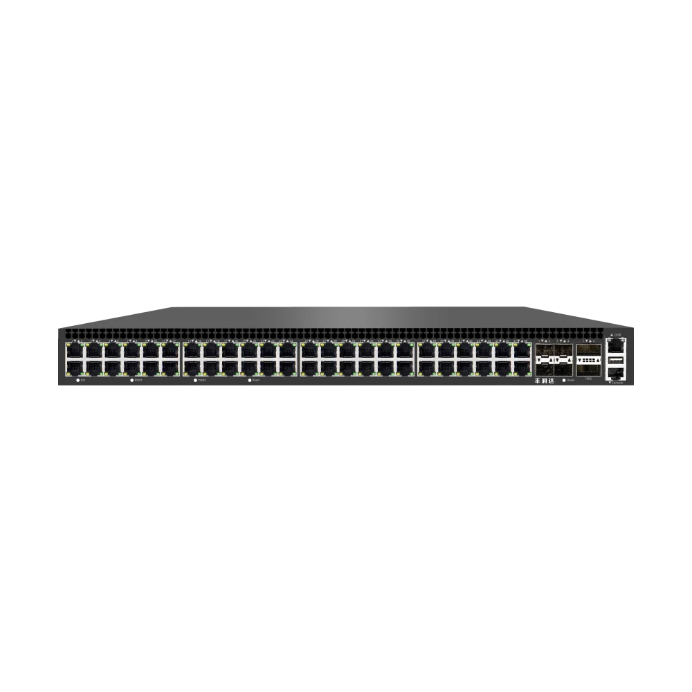 S6700-48GXP-4TF-2QF 100G 上行 48 端口 2.5G 三层网管型 PoE 交换机(SONiC)产品图 1
